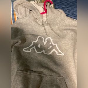Grey Kappa Hoodie
